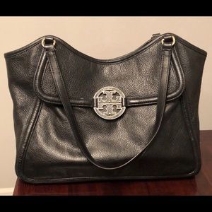 Tory Burch black leather purse